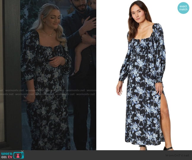 Free People Jaymes Midi worn by Noreen Fitzgibbons (Jamie Lynn Spears) on Sweet Magnolias