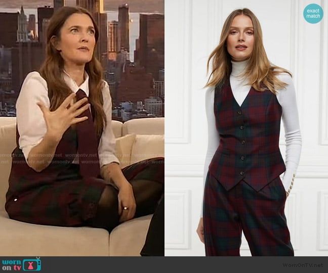 Holland Cooper Hampton Waistcoat worn by Drew Barrymore on The Drew Barrymore Show