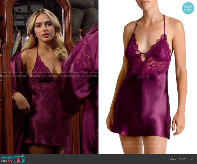 In Bloom by Jonquil Geneva Chemise worn by Holly Jonas (Ashley Puzemis) on Days of our Lives