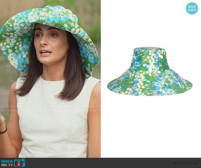 Luisa Beccaria Monet Sun Hat worn by Paige DeSorbo on Southern Charm