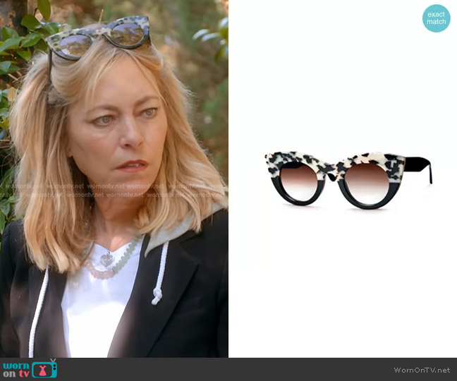 Thierry Lasry Melancoly Sunglasses worn by Sutton Stracke on The Real Housewives of Beverly Hills