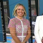 Dylan’s pink lace dress on Today