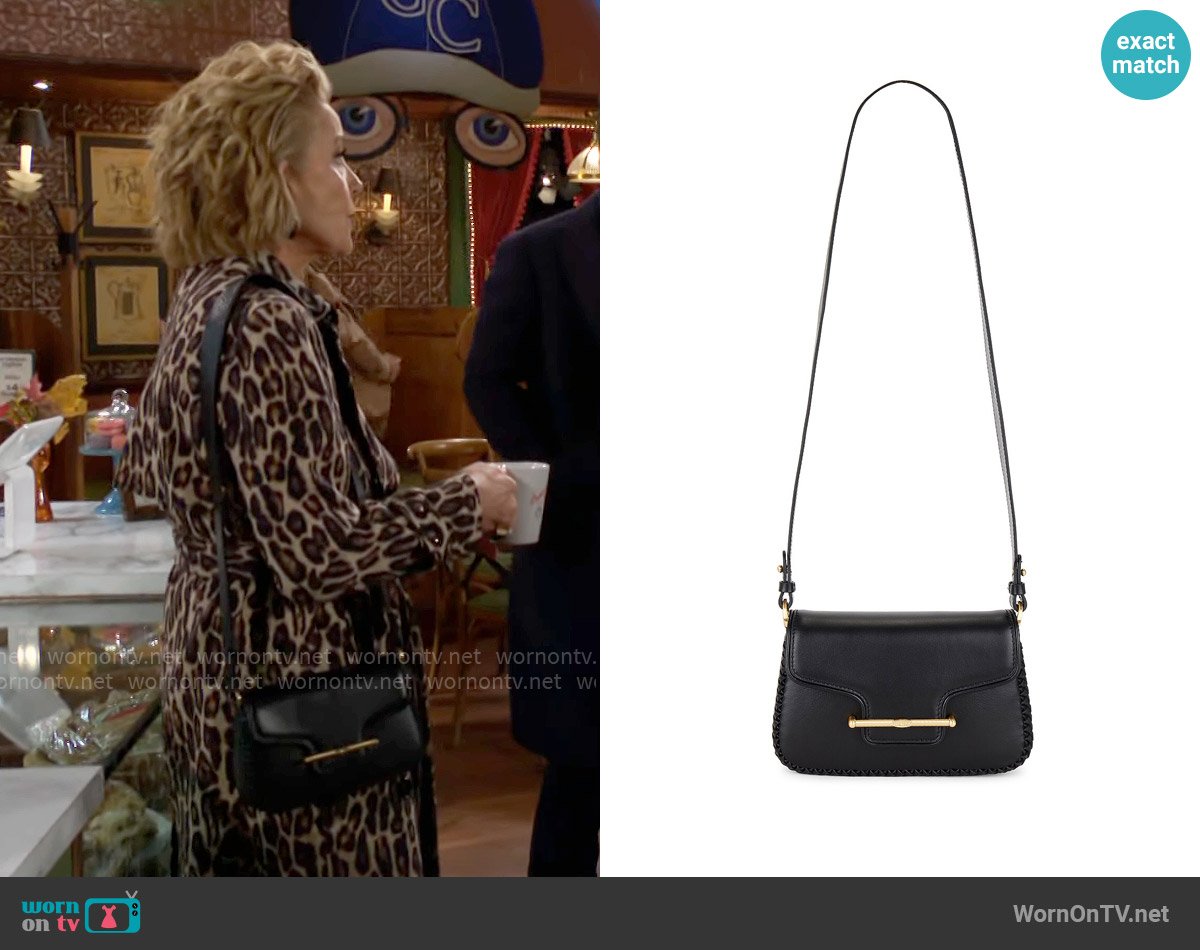 Sancia Estrela Clutch worn by Nikki Reed Newman (Melody Thomas-Scott) on The Young and the Restless