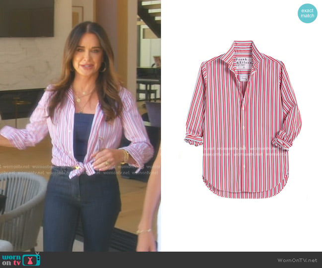 Frank & Eileen Stivio Shirt worn by Kyle Richards on The Real Housewives of Beverly Hills