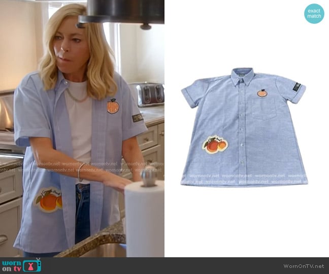 Sutton Green Label NBS Shirt worn by Sutton Stracke on The Real Housewives of Beverly Hills