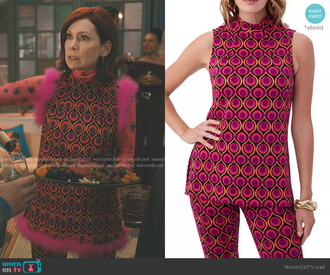 Trina Turk Jaya Top worn by Elsbeth Tascioni (Carrie Preston) on Elsbeth