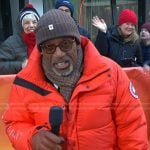 Al Roker’s orange down jacket on Today