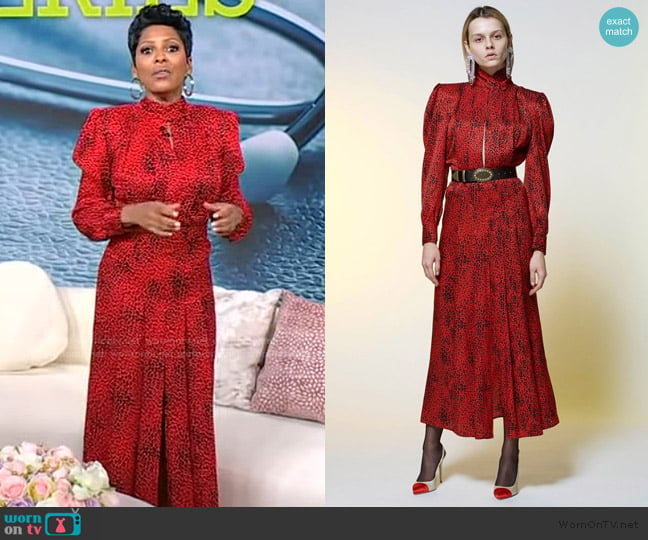 Alessandra Rich Fall 2018 Collection worn by Tamron Hall on Tamron Hall Show