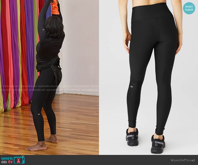 Alo Yoga Airlift Winter Warm High-Waist Legging worn by Ego Nwodim on Today