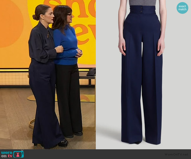 Altuzarra Rudy Pant worn by Drew Barrymore on The Drew Barrymore Show