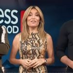 Kit’s snake skin print mini dress on Access Hollywood