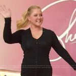 Amy Schumer’s black button front dress on Sherri