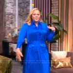 Amy Schumer’s blue shirtdress on The View