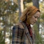 Angie’s plaid blazer on Will Trent