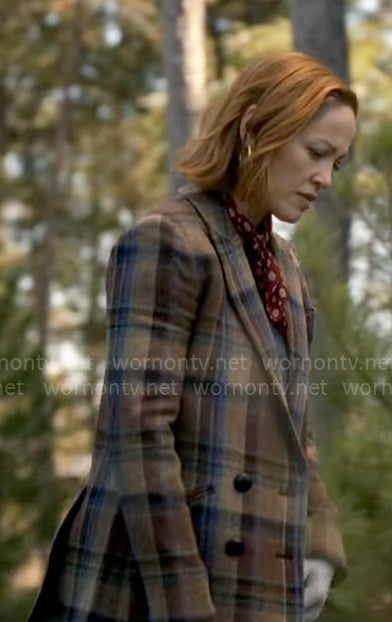 Angie's plaid blazer on Will Trent