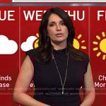 Maria’s black jersey midi dress on Today