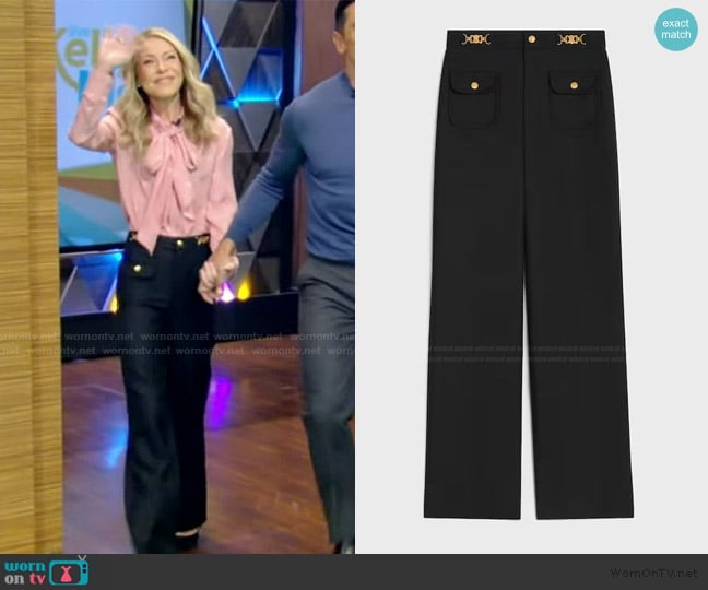 Kelly’s buckle detail jeans on Live with Kelly