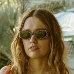 Chelsea’s leopard print sunglasses on The White Lotus