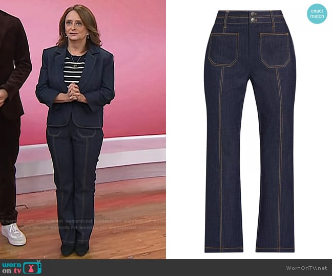 Cinq a Sept Dorothea Pants worn by Rachel Dratch on Today