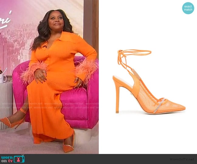 Dee Ocleppo Brenda 105mm leather pumps worn by Sherri Shepherd on Sherri