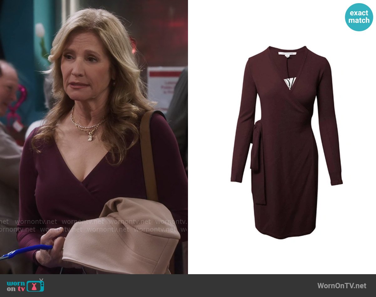 Diane von Furstenberg Linda Dress worn by Charlotte (Nancy Travis) on Shifting Gears