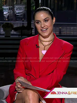Donna's red blazer on Today