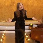 Drew’s black sequin dress on The Drew Barrymore Show