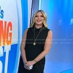 Jenna’s black embellished collar sleeveless dress on Today