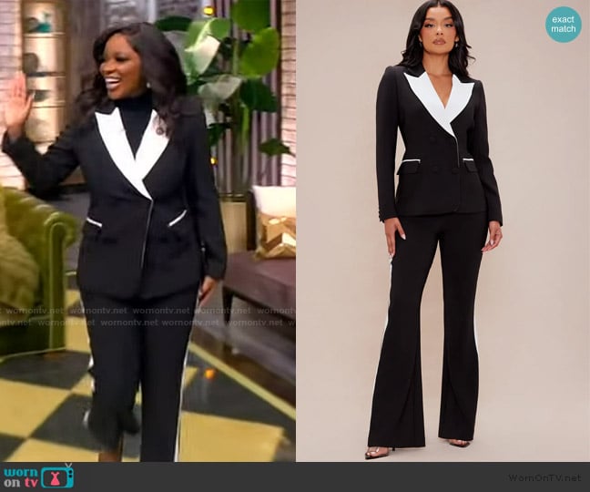 Fashion Nova Double Take Suit Set worn by Jasmine Crockett on The View