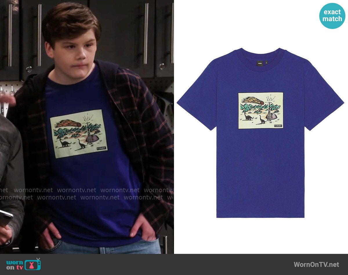 Former Done For T-Shirt worn by Carter (Maxwell Simkins) on Shifting Gears