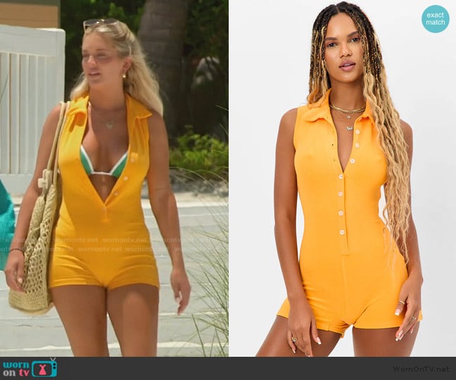 Salley’s yellow romper on Southern Charm