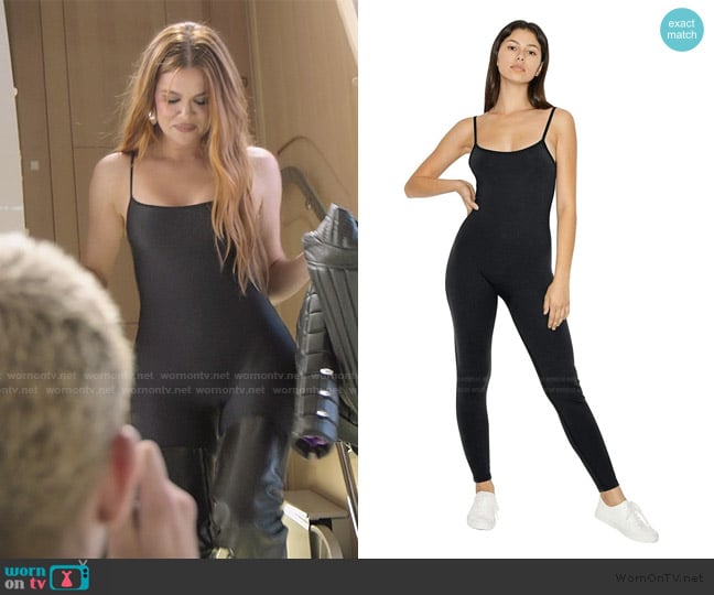 Good American Spaghetti Strap Catsuit worn by Khloe Kardashian (Khloe Kardashian) on The Kardashians