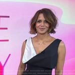 Halle Berry’s black draped dress on Today