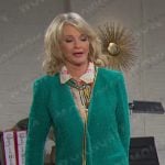 Hattie’s green tweed jacket on Days of our Lives