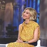 Heidi Gardner’s yellow floral dress on Today