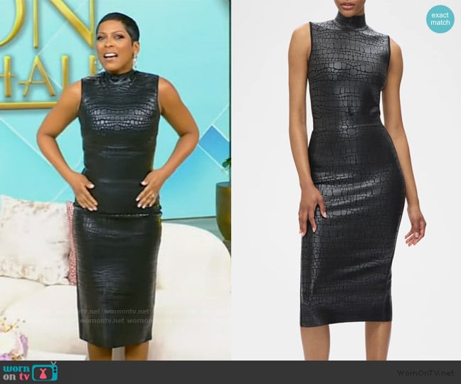 Herve Leger The Clarice Top worn by Tamron Hall on Tamron Hall Show