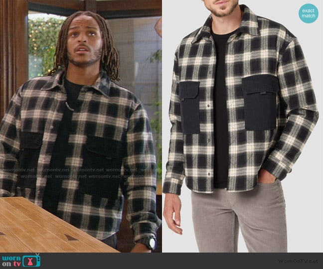 Marqui’s check print jacket on All American