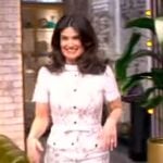 Idina Menzel’s white lace dress on The View