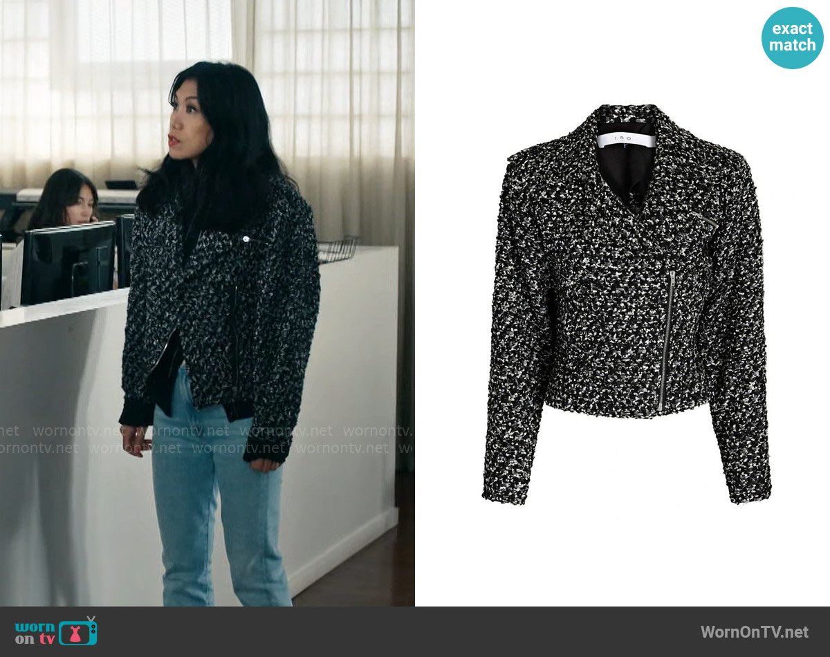 IRO Voxy Jacket worn by Melody Bayani (Liza Lapira) on The Equalizer