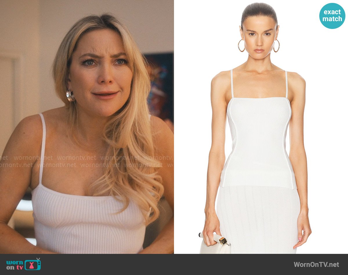 Jacquemus Le Haut Sierra Tank worn by Isla Gordon (Kate Hudson) on Running Point