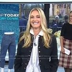 Jasmine Snow’s black button detail jacket on Today