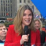 Jenna’s red coat on Today