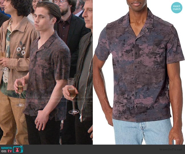 John Varvatos Jacques Shirt worn by Robby Keene (Tanner Buchanan) on Cobra Kai