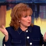 Joy’s contrast stitch jacket on The View