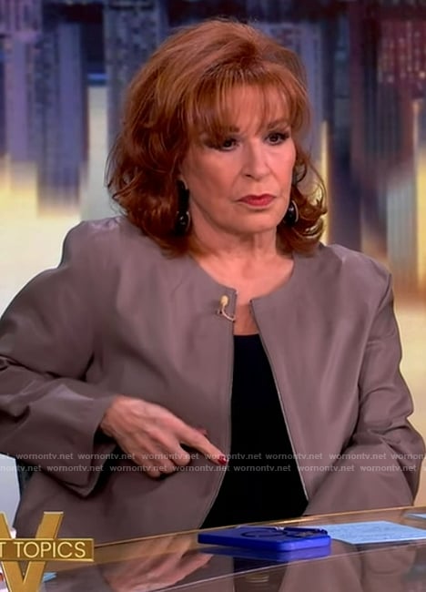 Joy's leather jacket on The View