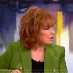 Joy’s green double breasted blazer on The View