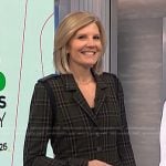 Kate’s green plaid blazer on NBC News Daily