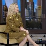 Kate Hudson’s embellished jacket and skirt on Live with Kelly and Mark