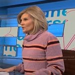 Kate’s pink striped turtleneck sweater on NBC News Daily