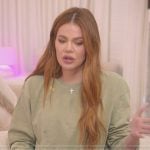 Khloe’s 818 sweatshirt on The Kardashians